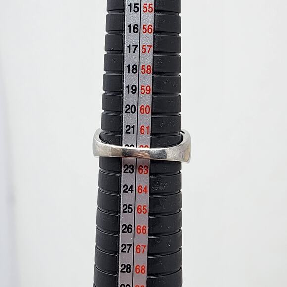 Vintage Lapis Lazuli Aquamarine Sterling Silver Size 10 Ring - Picture 12 of 12